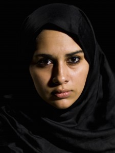 woman in burkah